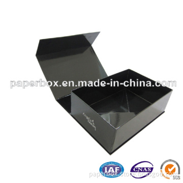 Shoe Box/Folding Box with Magnet Closure/Black Gift Box